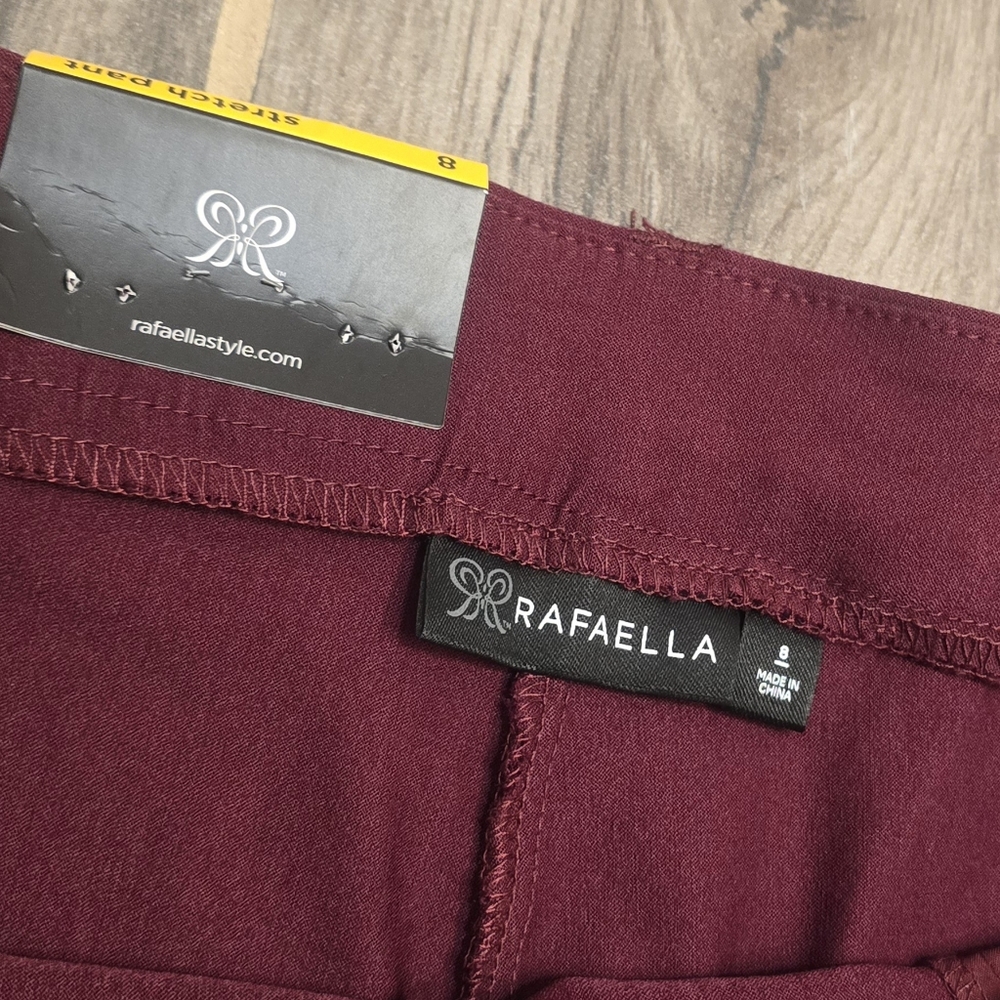 Rafaella Slim Ankle Pull-On Pants Size 8 NWT - Picture 4 of 5